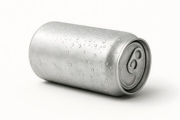 tin can on white background