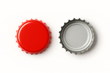bottle cap isolated on white