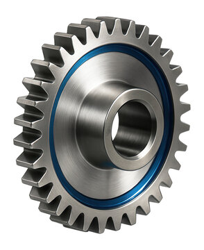 Precision-cut stainless steel pinion gear for enhanced reel performance