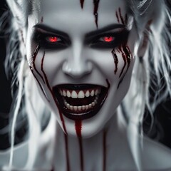 women's makeup for Halloween