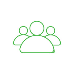 Leadership icon with white background vector stock illustration