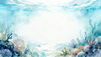 Serene Underwater Coral Reef Scene