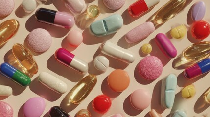 Pharmaceuticals in focus: a spectrum of modern medicine. Pure reality. A luminous spread: evolving details in the world of pills and capsules. Everyday life. Raw beauty.