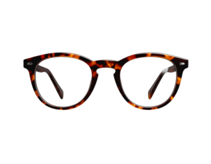 Trendy Tortoiseshell Eyeglasses Floating Above Surface, PNG