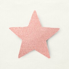 Colorful paper craft star clip art design