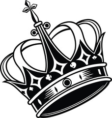 Majestic Royalty Crown Emblem of Prestige and Timeless Elegance