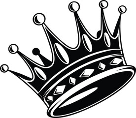Majestic Royalty Crown Emblem of Prestige and Timeless Elegance
