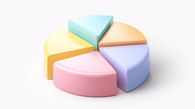 Pastel-colored pie chart graphic (2)