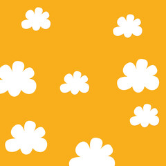 Cartoon Clouds Vector Illustration &ndash; Cute and Fluffy Sky Elements