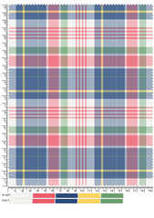 Gingham check plaid pattern for autumn, summer, spring. Seamless colorful herringbone textured vichy tartan vector graphic for scarf, dress, flannel shirt, skirt, other modern fashion fabric design.