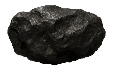 Obraz premium Davidite mineral with black to dark brown color and massive form