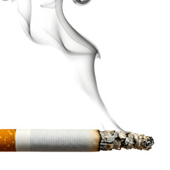 Smoking Cigarette Health Risks Tobacco Addiction Cancer Prevention on transparent background