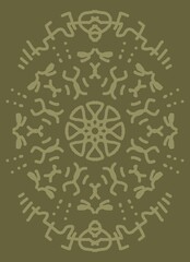 Minimal abstract image for printing. Picture for modern interiors. The picture is painted by hand on a tablet.