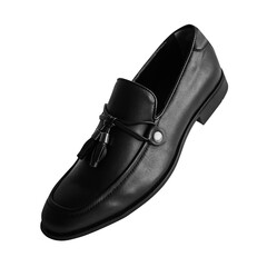 Png black tassel loafers men's shoes