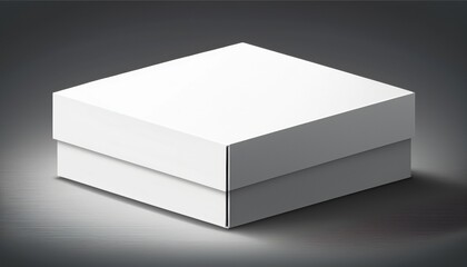 Fototapeta premium weisse box ohne logo mockup packaging
