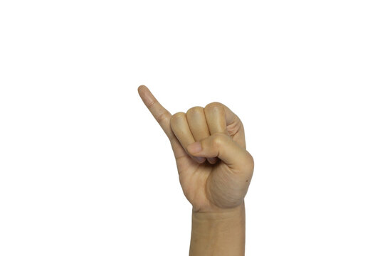 Raised Pinky Finger Gesture PNG with Transparent Backdrop for Digital Composition and Design