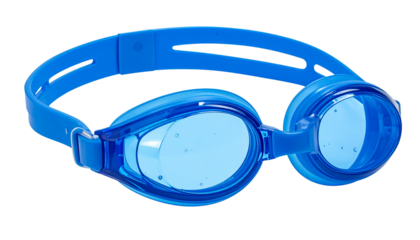 Swimming Goggles PNG, Protective Eyewear for Swimming, Transparent Background, Sports and Pool Accessories, Water Protection Glasses Illustration