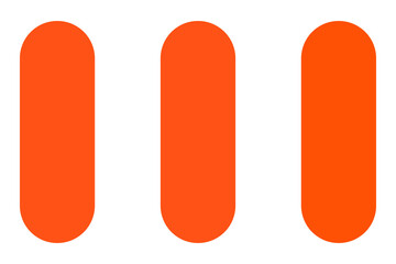 Orange stripes png, transparent background