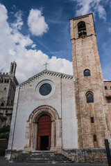 Fototapeta premium Gubbio – Umbria. Church - of - San - Giovanni – Battista