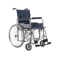 Fototapeta premium Manual Wheelchair Medical Equipment for Mobility Assistance on transparent background