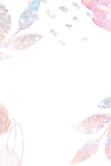 Pastel watercolor Memphis patterned design element