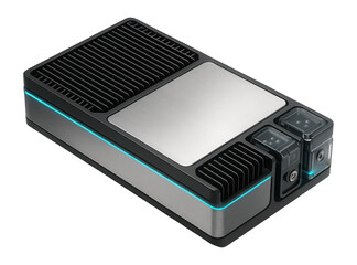 Energy module with integrated radiators and power management systems