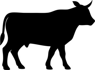 cow silhouette, cattle silhouette, herd of cattle silhouette, grazing cattle silhouette, cow farm animal silhouette, livestock silhouette