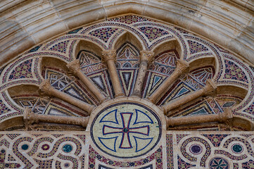Obraz premium Priverno, Latina, Italy. Cistercian Abbey of Fossanova.