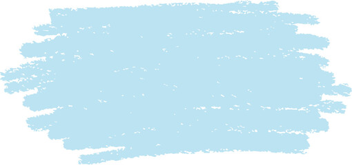 a soft blue crayon strokes on white background
