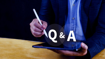 Q and A questions and answers symbol, FAQ, frequency asked questions, Answer, Question Ask,...