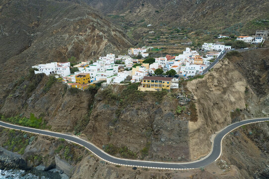 View of Almaciga, Tenerife Island, Spain