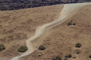 Majua mountain in the Teide National Park, Spain