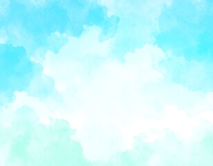 Pastel sky with soft clouds