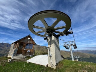 station télésiège hors saison