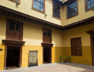 Fototapeta premium Andres de Lorenzo Caceres house in Icod de los Vinos, Tenerife island, Spain