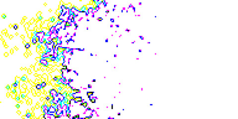 abstract background with colorful splashes