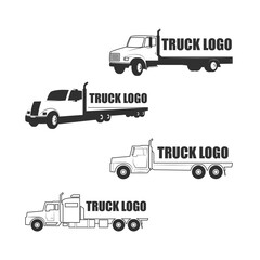 Truck Logo Collection in Modern, Minimal, and Creative Vector Style for Transport, Logistics, and Delivery Branding