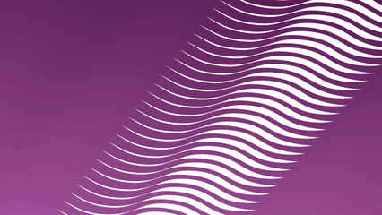 Dark purple stripes wavy line abstract background modern minimalist vector design for digital projects
