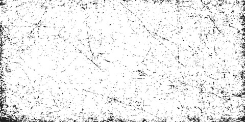 Abstract black and white grunge texture of old painted paper with a vintage dust and dirt film pattern