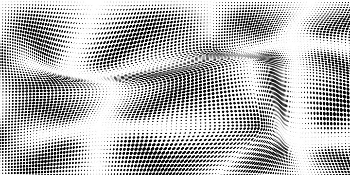 Grunge halftone gradient background. Faded grit noise texture. White and black sand wallpaper. Retro pixelated backdrop ilustrasion vector