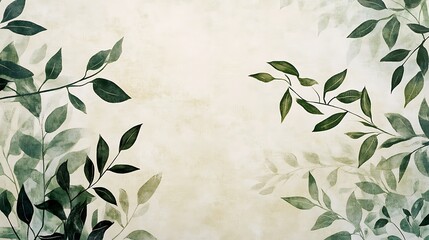 Vibrant Green Foliage Closeup with Textured Leaves in Natural Light and Detailed Vein-generative ai