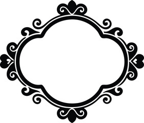 Ornamental frame icon.