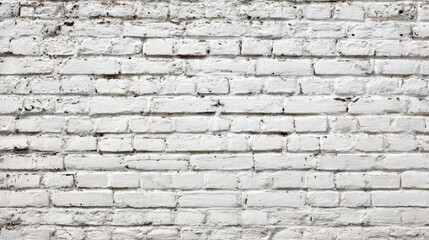 Obraz premium A close-up view of a white brick wall showcases a textured surface with various shades and slight imperfections, illustrating the character and charm of the material.