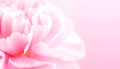 Soft pink carnation close-up