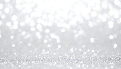 Soft, shimmering, silver bokeh background
