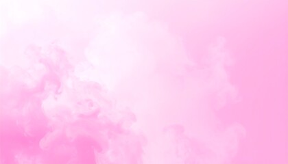 Soft pink and white cloud-like shapes