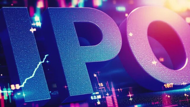 Colorful Cinematic IPO Abstract Background