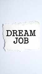 Motivational phrase on ripped paper