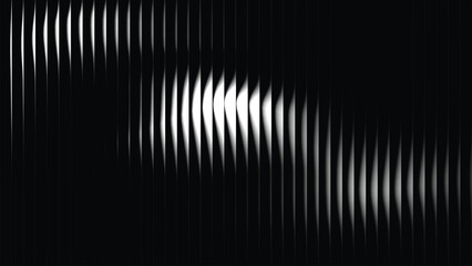 Monochrome ribbed glass background. abstract light and shadow play. reeded texture background. © Quede Stock