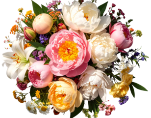  Creative Botanical Flat Lay PNG